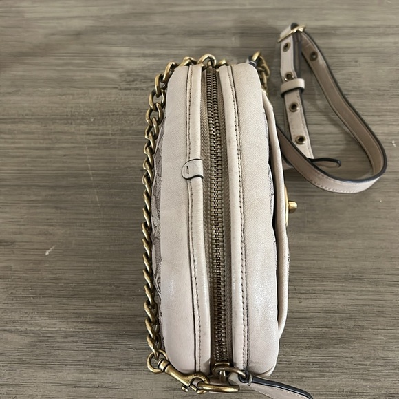 COACH Signature Jacquard Camera Bag Quilted Crossbody C5275 - Picture 5 of 12